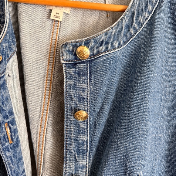 J. Crew Light Blue Cropped Denim Jacket - Picture 5 of 7
